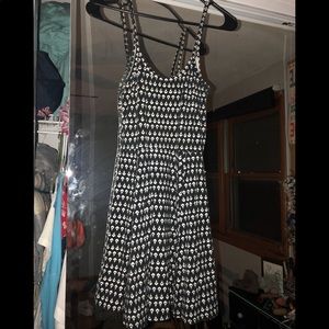 Printed skater dress